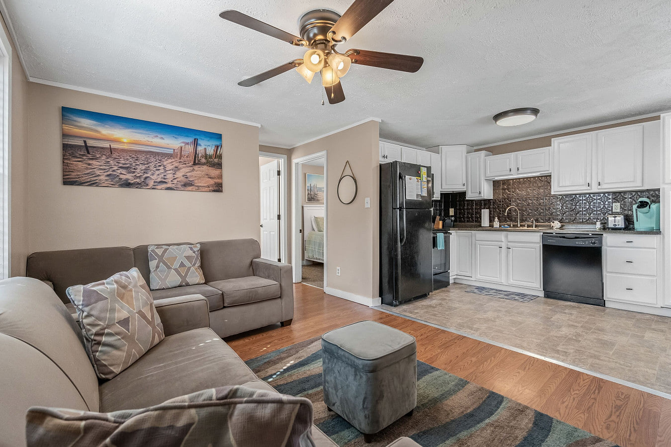 🌴 Stylish 2-Bedroom Beach House w/ Golf Cart + Pet Friendly | Ocean Lakes Family Campground 🌊