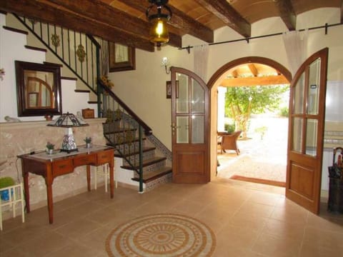Finca NA PONT- Finca rústica con gran piscina en Campos, Mallorca. Ideal famili