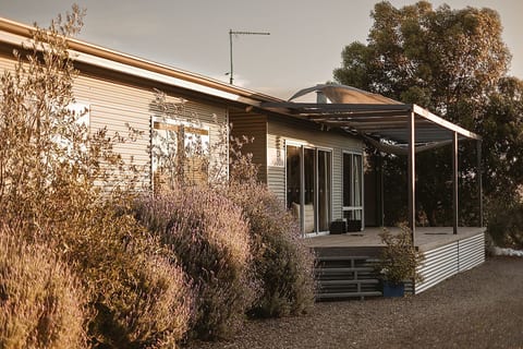Large deck out the front of house, perfect viewing area for the gorgeous lagoon