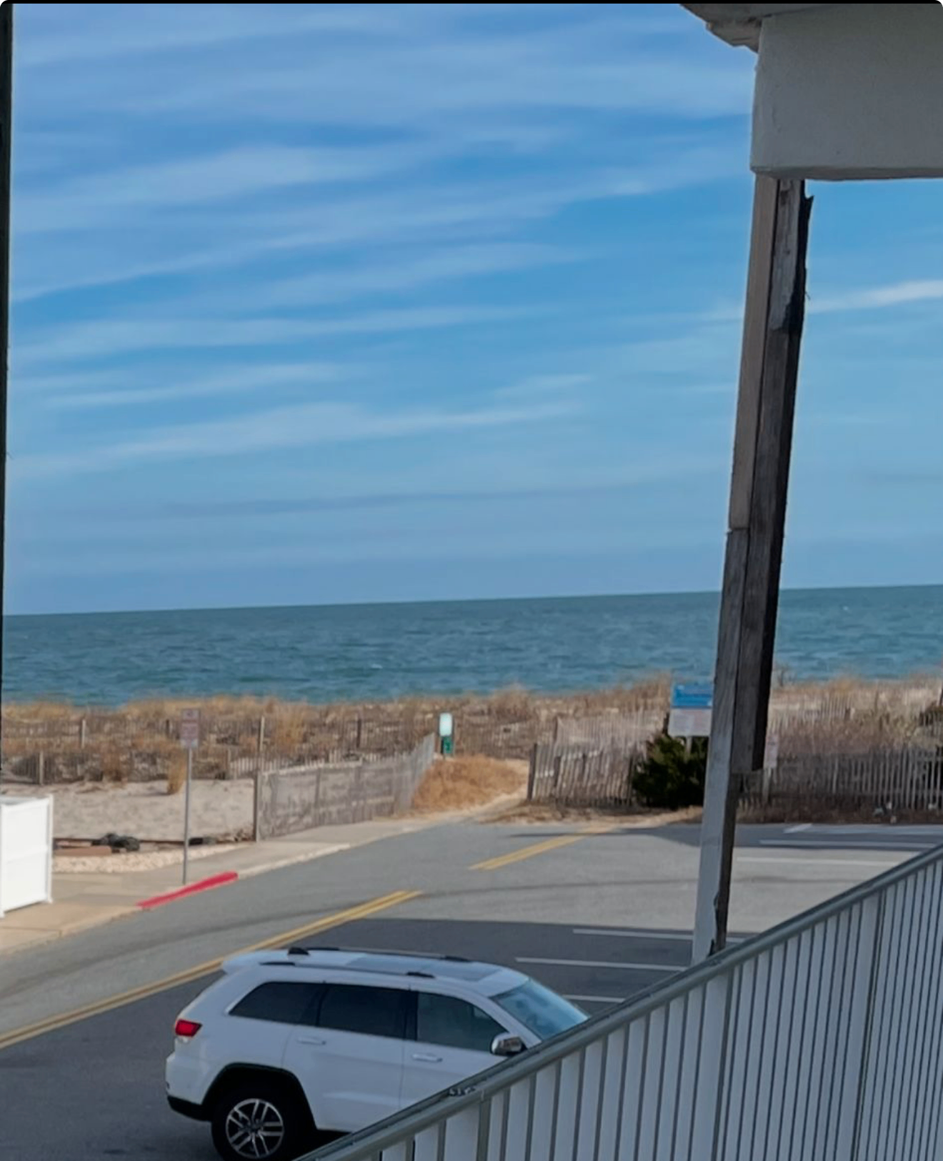 Great views. Walk out and your practically stepping in the sand. 