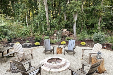 Hot Tub in the Woods | Winter Getaway Cozy Retreat