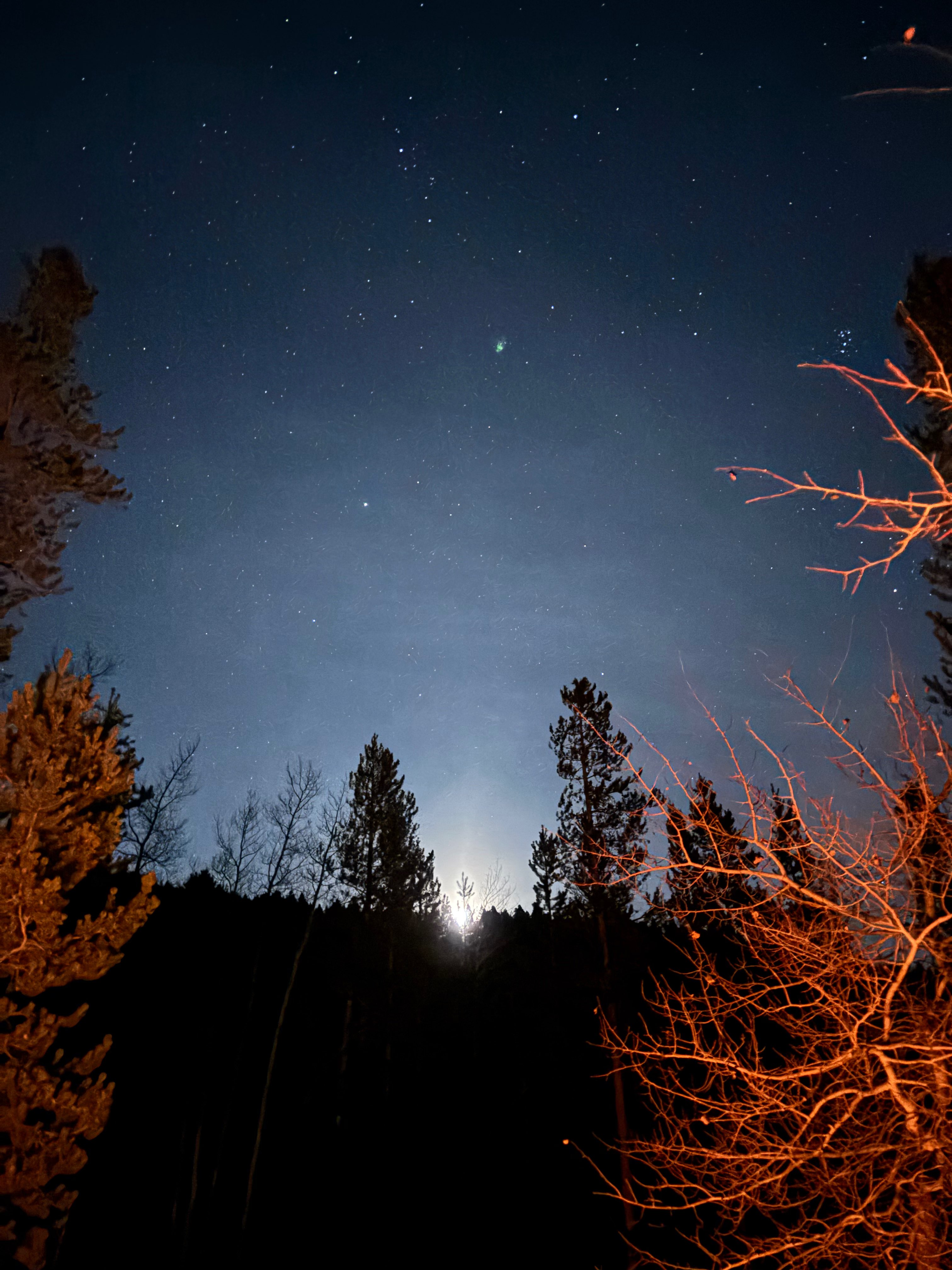 Enjoy unobstructed views of the night sky with no light pollution!