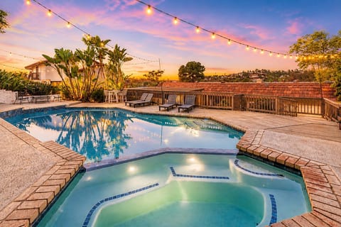 Outside pool