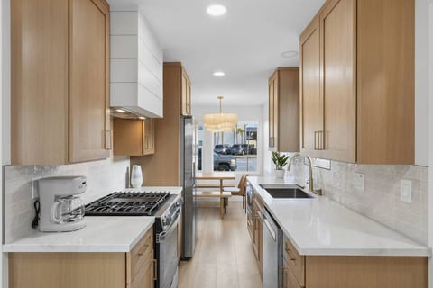 One Block to Beach! 4BR w/ Game Room + Parking