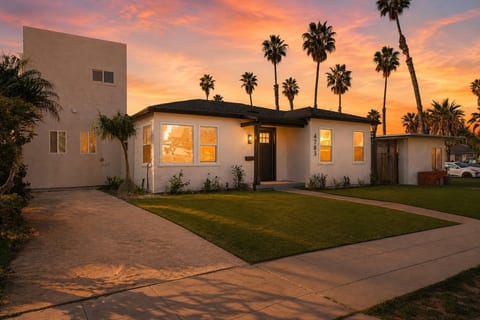 Exterior with sunset