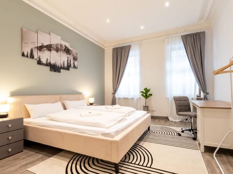 Familienfreundliche Stadt-Oase - 2 Schlafzimmer, 76qm, gratis Kaffee- und Teean