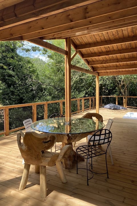 Wohnung in Vivario mit Terrasse, Grill und Garten