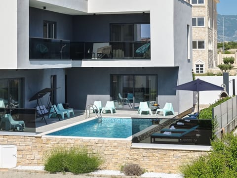 mit Privatpool für 16 Personen ca. 160 m² in Novalja, Adriaküste Kroatien