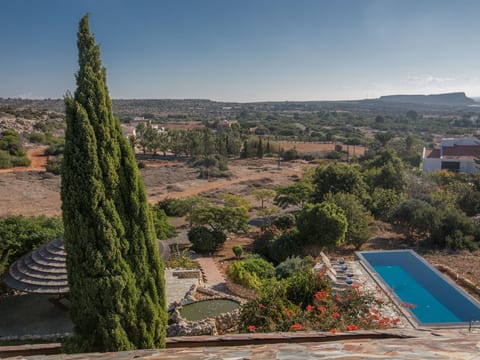 Private Villa mit Panoramablick auf das Meer