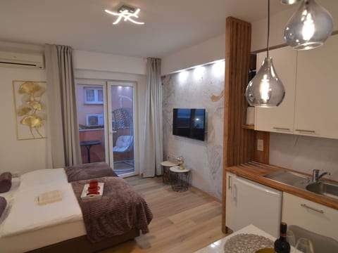 Gemütliches Studio-Apartment mit Meerblick