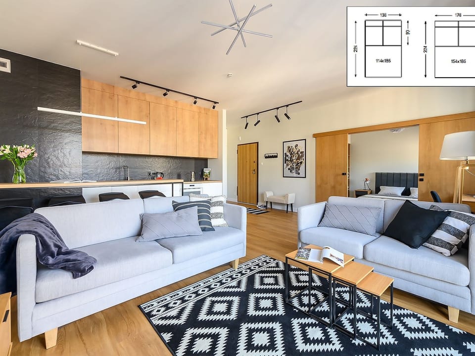 Suite mit Balkon - Łódź