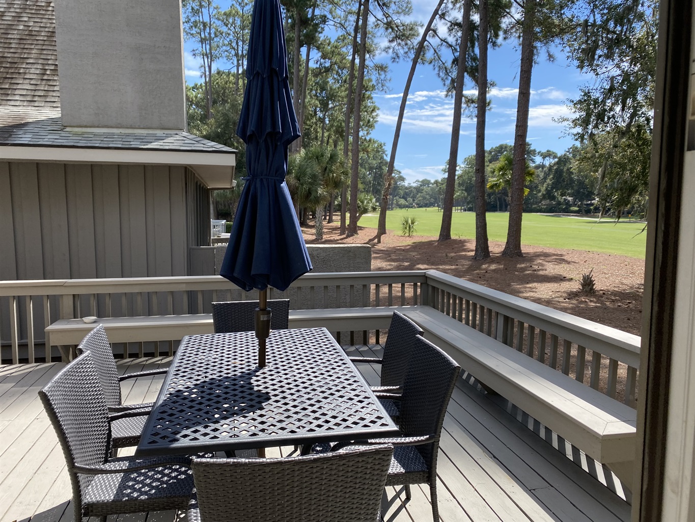 Long view of par 5 second hole