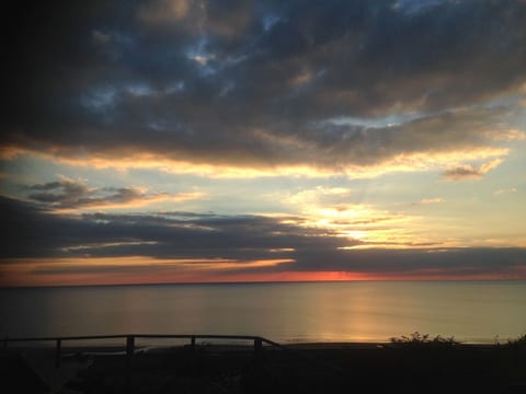 Ferien Scheune mit Blick auf das Meer und den Strand