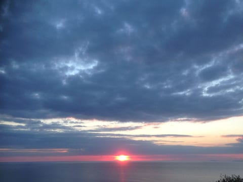 Ferien Scheune mit Blick auf das Meer und den Strand