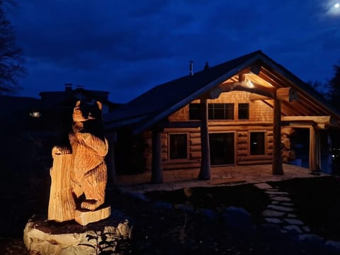 Luxus-Blockhausparadies Eveningwood im Spessart