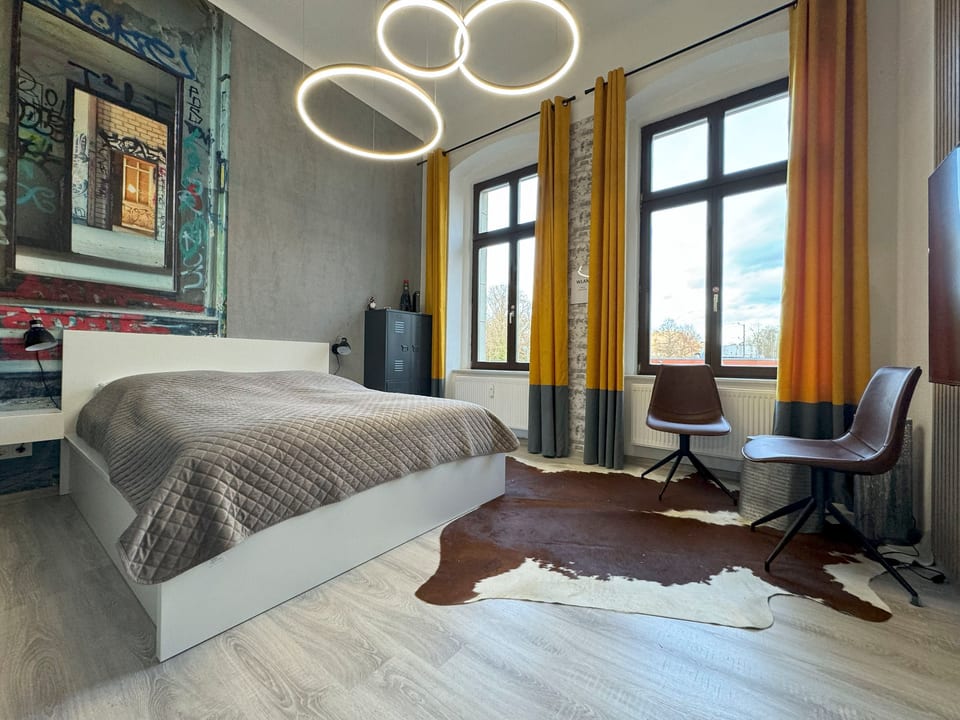 Design Apartment III, hell, 35 Quadratmeter, Zentral zu Grenze Altstadt Park, G - Görlitz