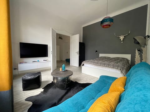 Design Apartment II, hell, 35 Quadratmeter, Zentral zu Grenze Altstadt Park, Gr