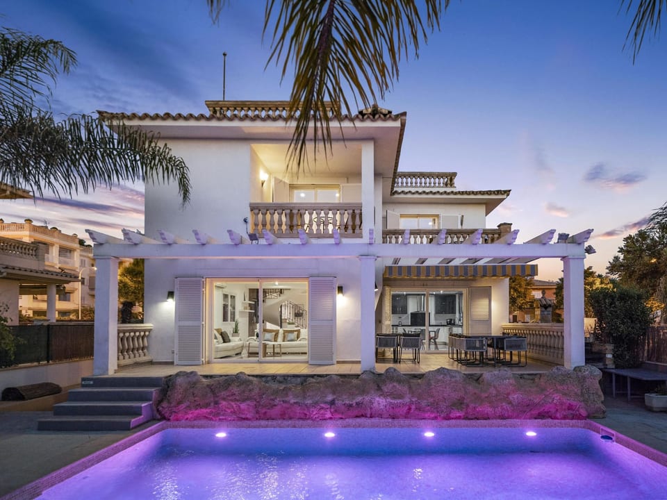 Villa SOL FELOSTAL, 130m zum Strand, nahe Airport und Palma Zentrum - Palma