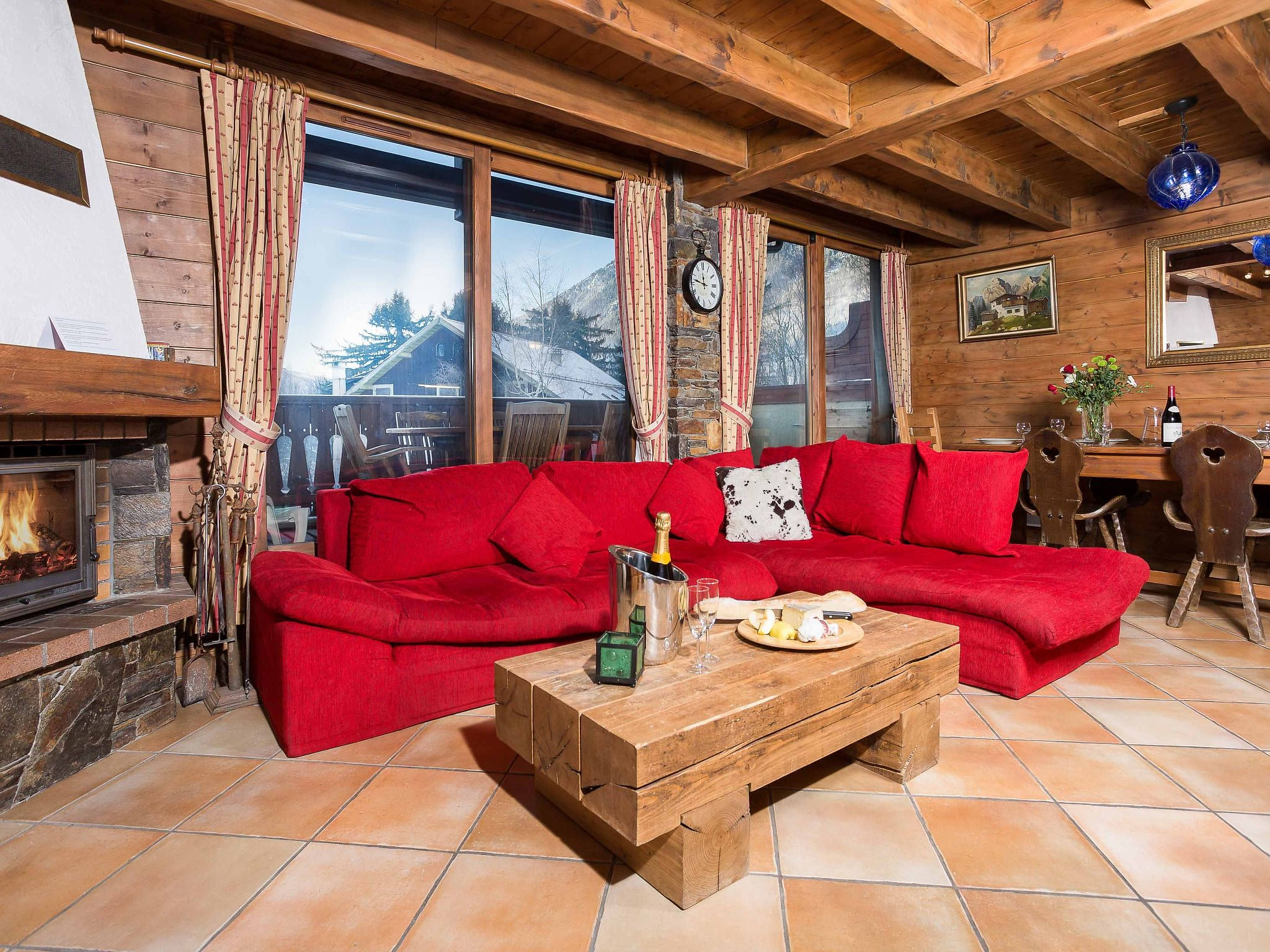Charmante Wohnung in Chamonix mit privatem Balkon und spektakulärem Blick