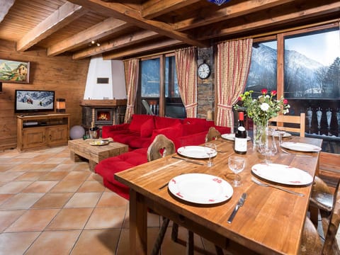 Charmante Wohnung in Chamonix mit privatem Balkon und spektakulärem Blick