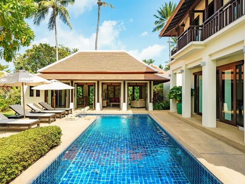 Villa Plumeria mit Privatpool, Garten,Strandzugang