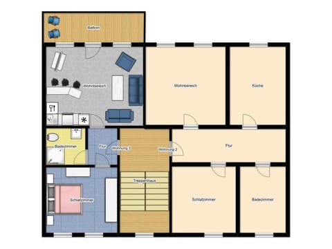 Gemütliche Ferienwohnung in Krina mit Grill und Garten