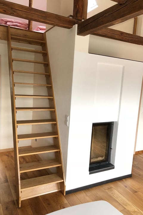 auf 2 Etagen mit Kamin