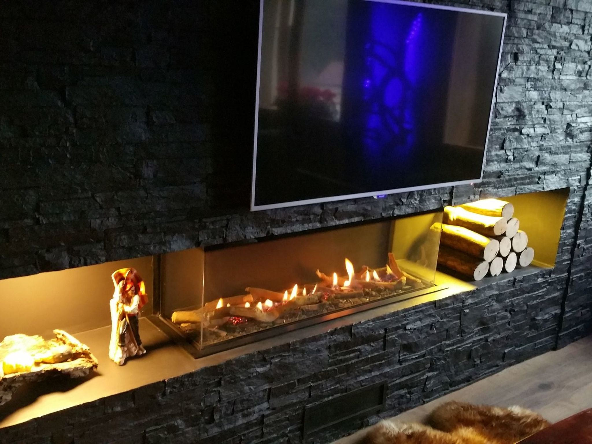 Appartement 'Borredà' mit Kaminofen