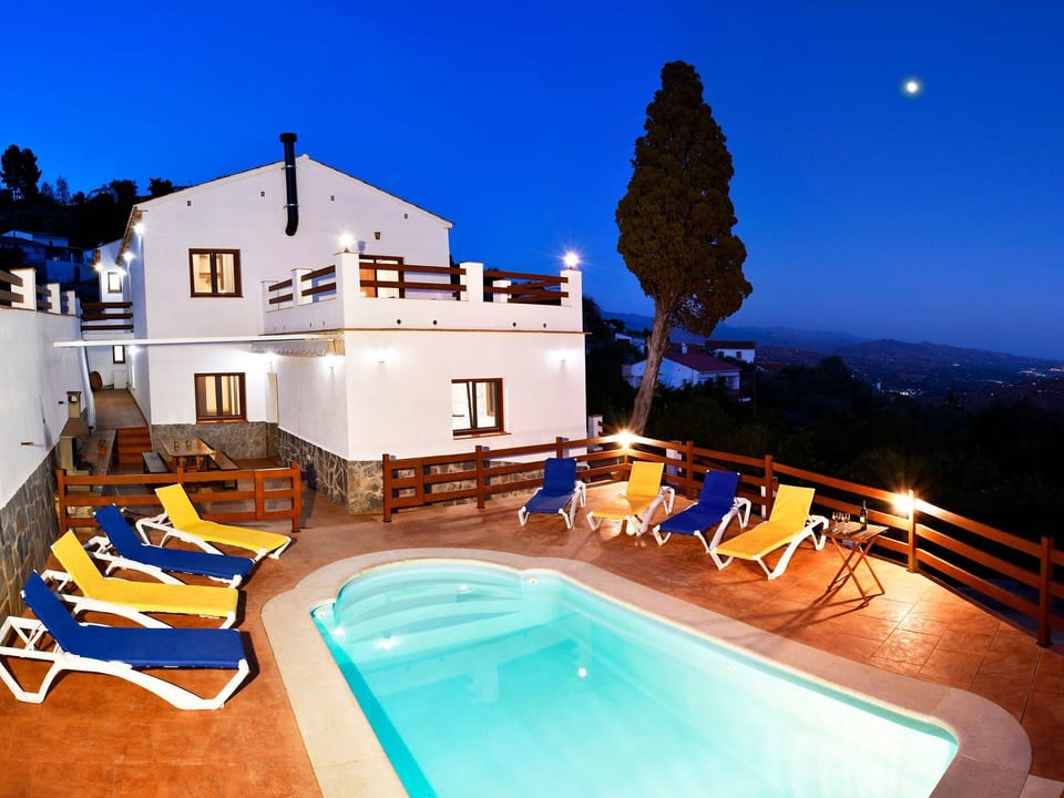 Villa La Noria, mit privatem Pool, Wifi, Garten - Comares