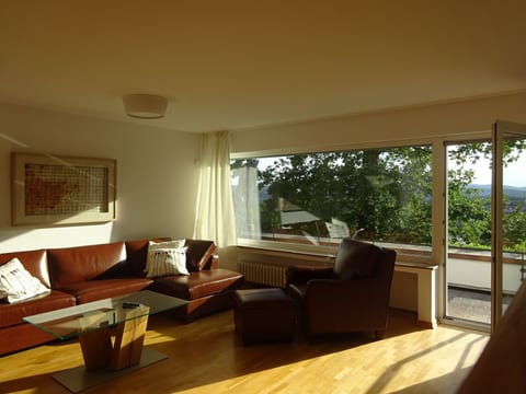 Großzügige Wohnung mit Terrasse und Rheintalblick