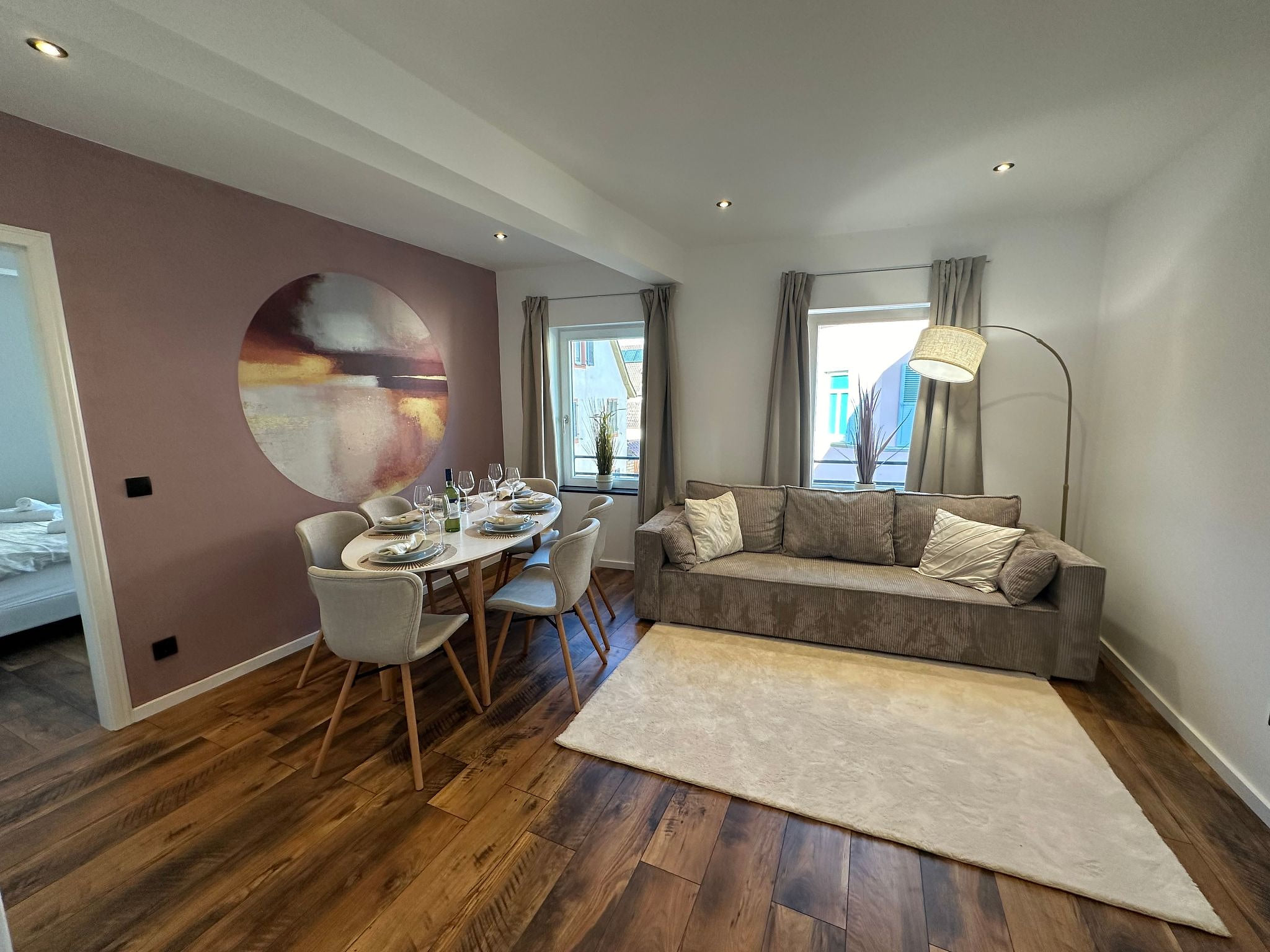 Charmante Fewo mit Dachterrasse, Wintergarten top