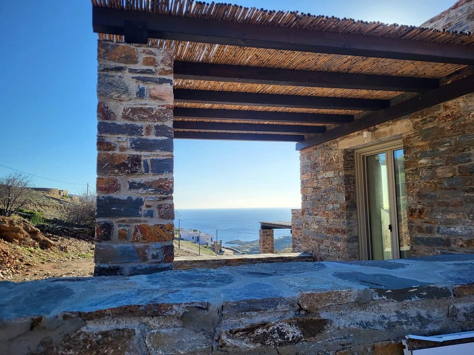 Sea-View Stone Studio - Koundouros