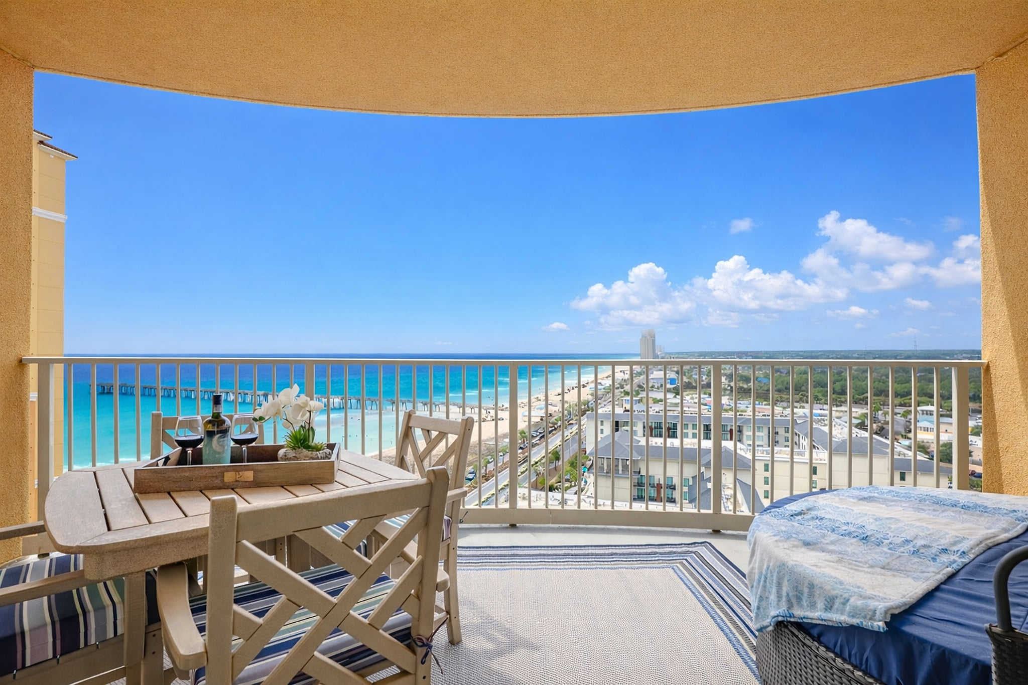 Amazing Ocean view from Calypso 3 unit 1505 in Panama City Beach Florida.