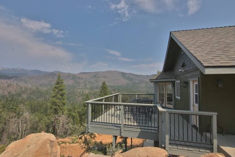 Looking East across the kitchen deck