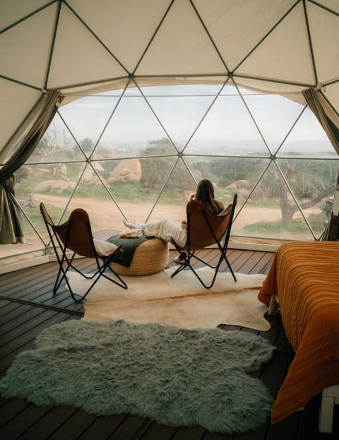 Glamp in comfort, luxury and style.