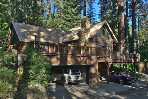 There's parking on site for up to 4 cars, but you'll have to share that with any guests staying at the Little Pine cabin
