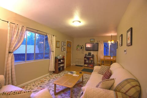 The Little Pine cabin is SO much better than a hotel room!  It's the perfect space for a couple or small family