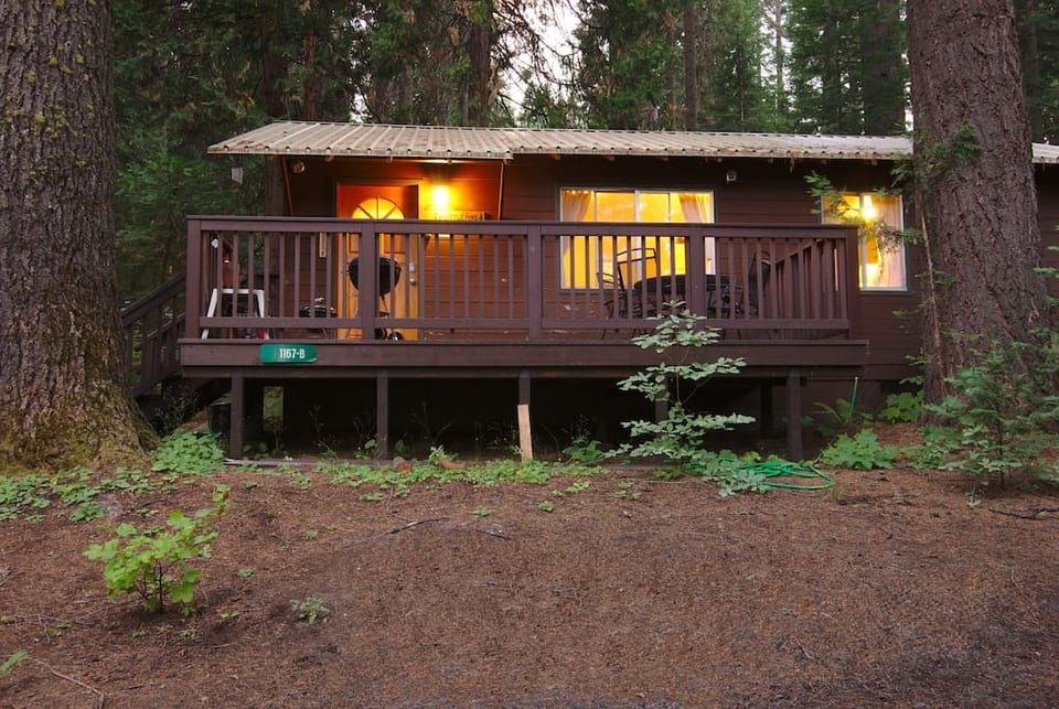 Come home to the Little Pine cabin! It's nestled in tall Sugar Pines behind the Big Pine cabin
