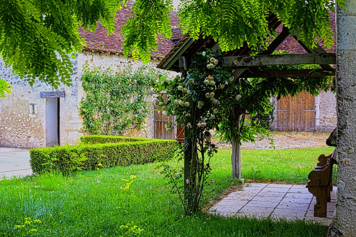 Patio : Espace détente avec vue sur la piscine