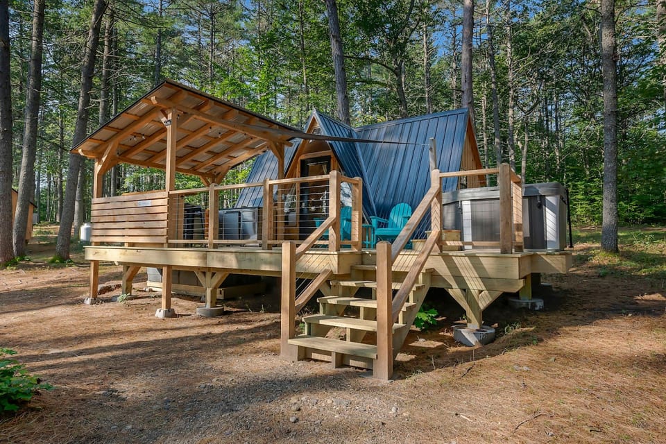 Pond+Pine: Luxuriöses A-Frame Rückzugsort - Oxford
