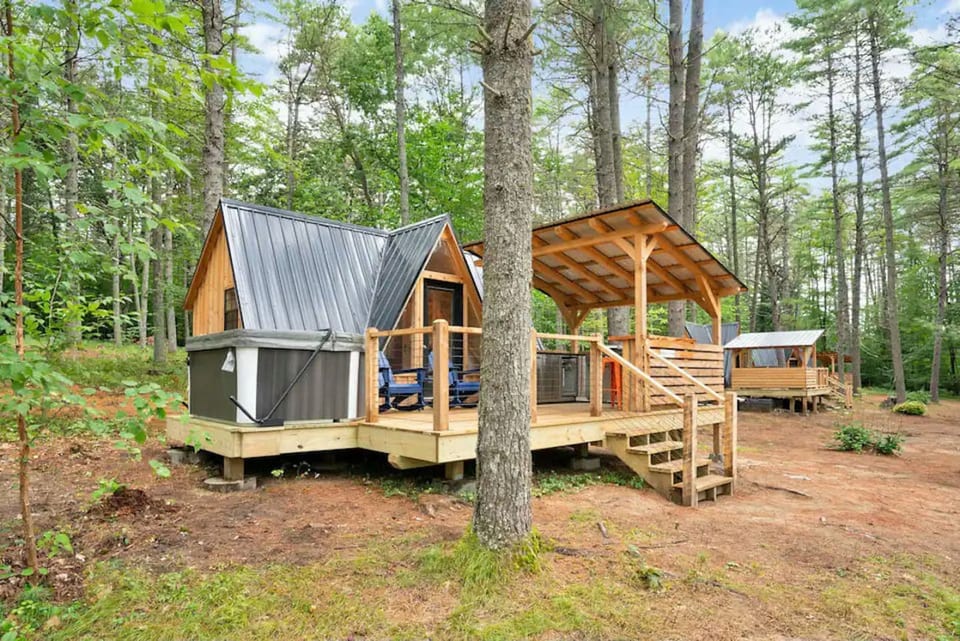 A-Frame Retreat with Inviting Hot Tub - Oxford