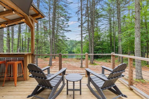 Rustic A-Frame Getaway with Hot Tub