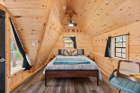 Rustic A-Frame Getaway with Hot Tub