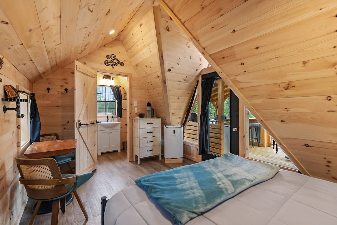 Charming A-Frame Cabin | Cold Plunge Tub | Hot Tub