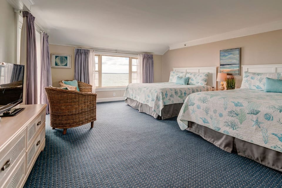 Direkter Meerblick Studio mit 2 Kingsize-Betten + Terrasse (201) - Falmouth