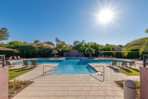 Leisurely walk to the Large Lap Pool