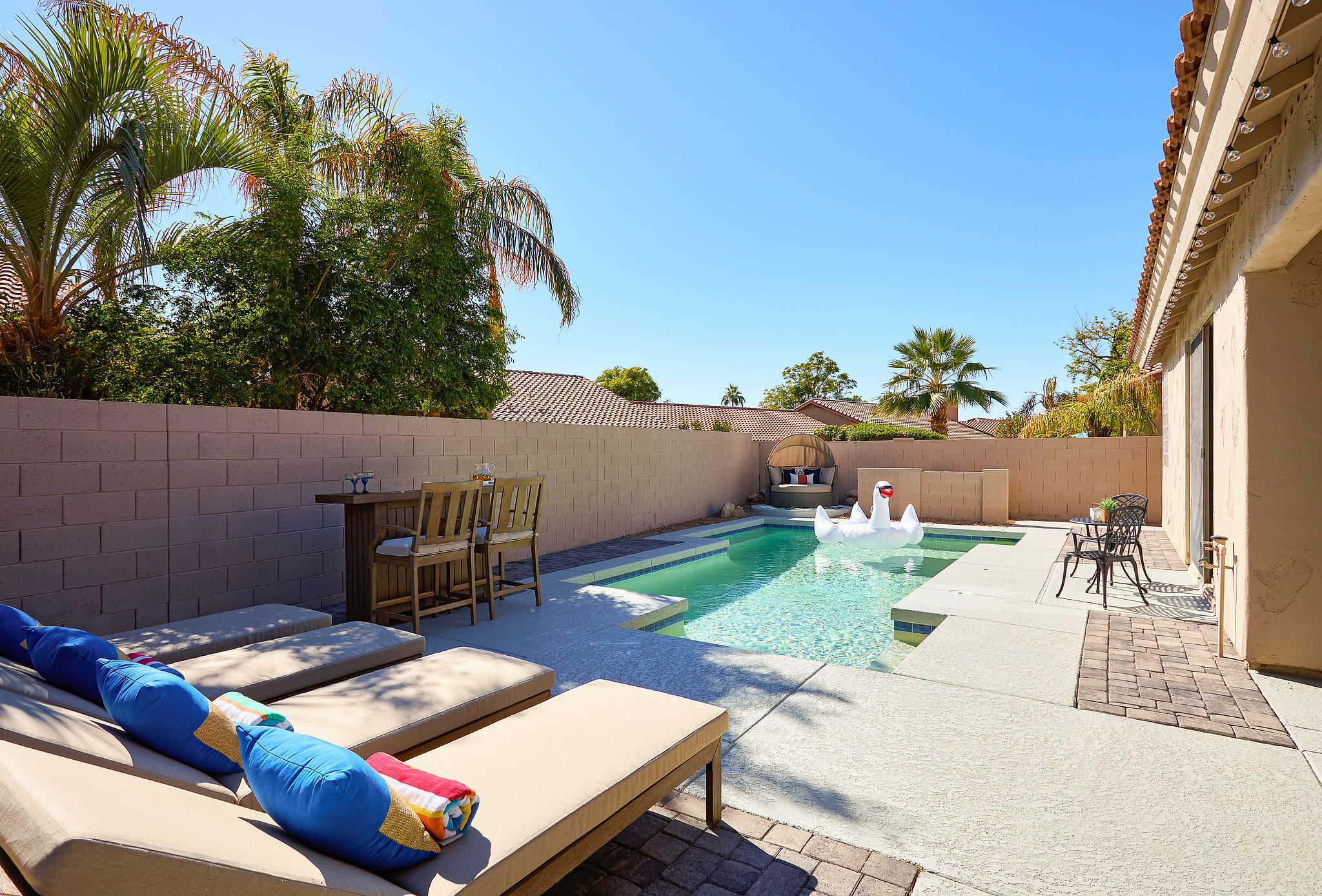 Heated Pool + 5-Person Hot Tub