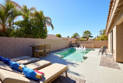 Heated Pool + 5-Person Hot Tub