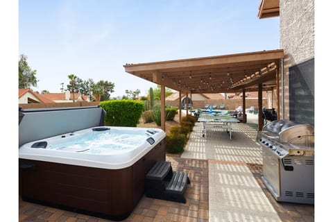 New 6-Person Hot Tub + New Gas Grill