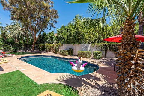 Warm Pool, Floats +Electric Air Pump Here. Press "Play" for Video